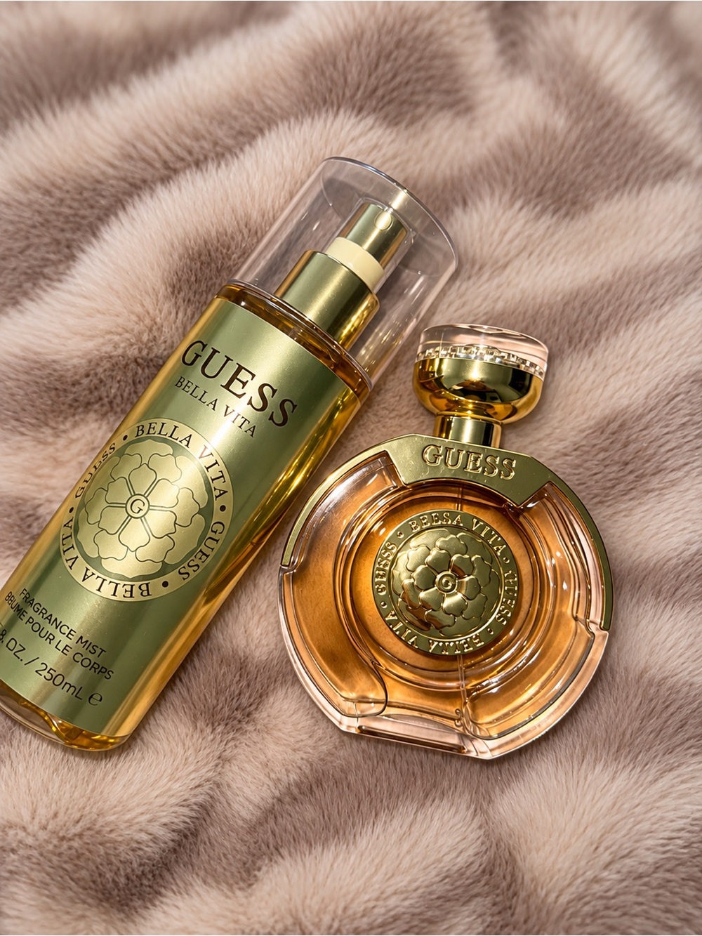 GUESS Bella Vita Women’s Fragrance & Body Mist — Gold, Tan